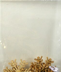 Simply Creative Christmas Basics Wooden Shape - Snowflakes