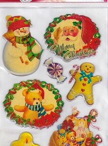 Smile Kid - Merry Christmas Crystal Stickers
