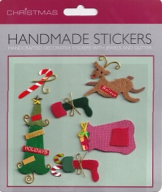 TJM Ltd - Handmade Christmas Stickers - Christmas Icons