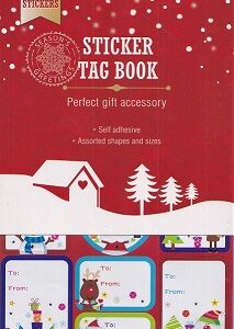 TJM Ltd - Seasons Greetings - Sticker Tag Book