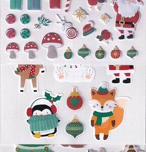 TJM Ltd - Sleigh Bells Festive Stickers