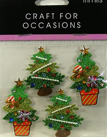 Trimits - Craft For Occasions - Glittery Christmas Tree
