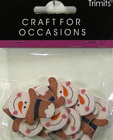 Trimits - Craft For Occasions - Wooden Snowman Heads