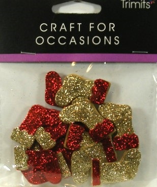 Trimits - Crafts For Occasions - Glittery Stockings