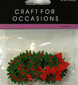 Trimits - Crafts For Occasions - Wooden Christmas Wreaths