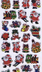 Twin Seven - Christmas Micro Stickers (Train)