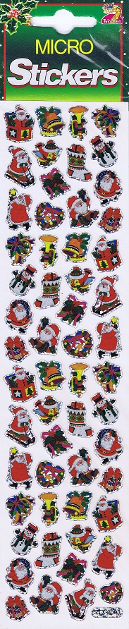 Twin Seven - Christmas Micro Stickers (Trumpet)