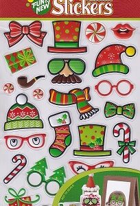 Uncle Bills - Fun Embossed Christmas Stickers