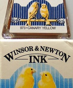 winsor & newton drawing ink 14ml (canary yellow)