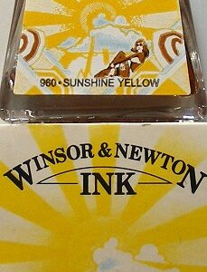 winsor & newton drawing ink 14ml (sunshine yellow)
