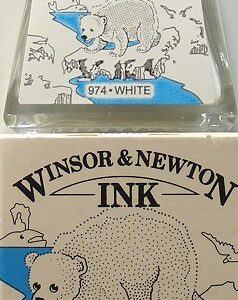 winsor & newton drawing ink 14ml (white)