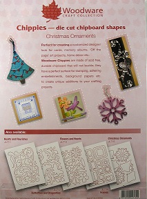Woodware - Chippies Die-Cut Chipboard Shapes - Christmas Ornaments