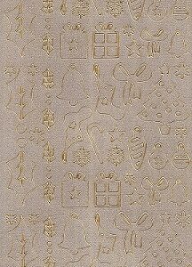 Christmas Glitter Peel Offs - Small Christmas Icons (Gold)