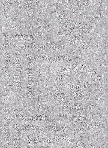 Christmas Glitter Peel Offs - Small Christmas Icons (Silver)