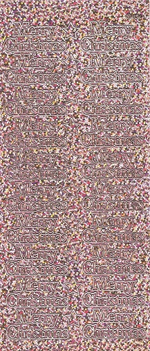 Christmas Peel Off Sheet
