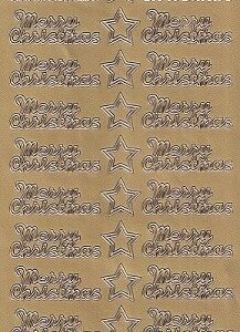 Christmas Peel Off Sheet