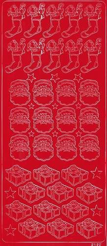 Christmas Peel Off Sheet
