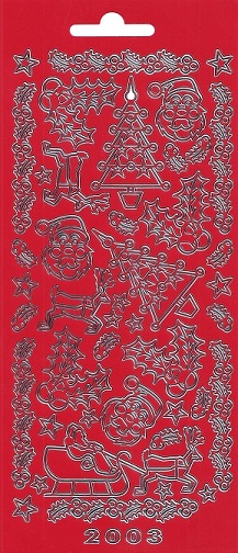 Christmas Peel Off Sheet