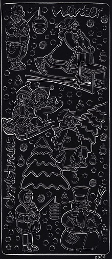 Christmas Peel Off Sheet