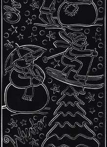 Christmas Peel Off Sheet