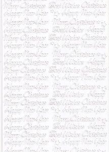 Christmas Peel Off Sheet