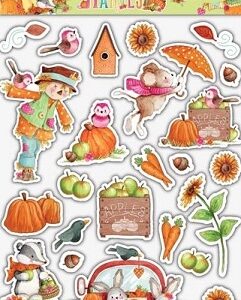 Craft Consortium - Happy Harvest Puffy Stickers