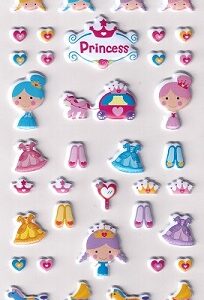 Craft Time - Princess Puffy Stickers