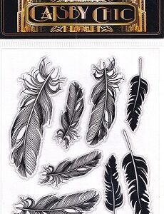 Craftime - Gatsby Chic Feather Stickers