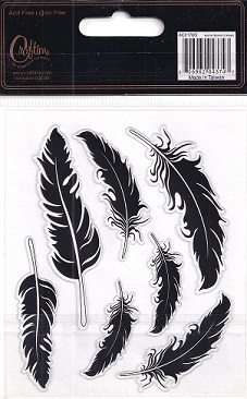 Craftime - Gatsby Chic Feather Stickers - Image 2