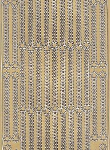 Craftstyle - Christmas Peel Off Borders (Gold)