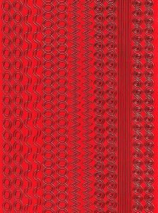 Craftstyle - Christmas Peel Off Borders (Red)