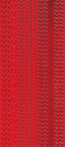 Craftstyle - Christmas Peel Off Borders (Red)