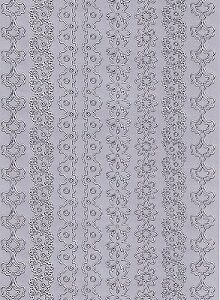Craftstyle - Christmas Peel Off Borders (Silver)