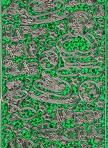 Craftstyle - Christmas Peel Off (Holographic Green)