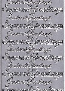 Craftstyle - Christmas Peel Off (Silver)