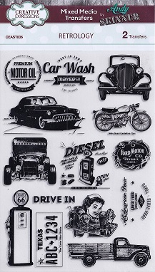 Creative Expressions - Retrology Mixed Media Transfers