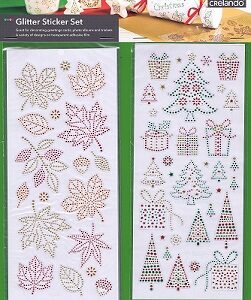 Crelando - Christmas Glitter Sticker Set