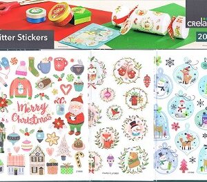 Crelando - Christmas Glitter Stickers (208)