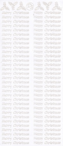 DB - Christmas Stickers - Christmas Sentimants (Clear)