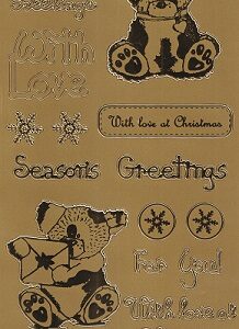 Daisy & Dandelion - Christmas Collection It's Christmas Outline Stickers