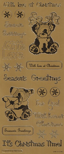 Daisy & Dandelion - Christmas Collection It's Christmas Outline Stickers
