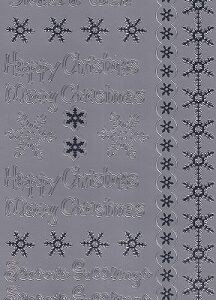 Daisy & Dandelion - Christmas Collection Sentiments & Snowflakes Outline Stickers