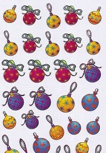 Design Objectives - Christmas Stickers (Baubles)