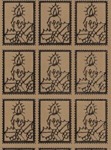 Docrafts - Anita's Candles Gold Peel Off Sheet