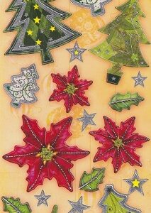 Docrafts - Anita's Coloured Christmas Tree Peel Offs