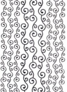 Docrafts - Anita's Outline Stickers - Border (Silver On White)