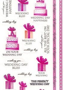 Docrafts - Anita's Peel Off Stickers - Wedding