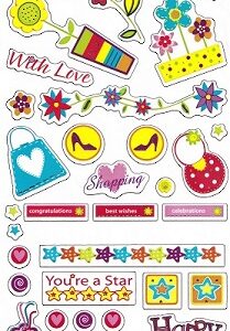 Docrafts - Anita's Peel Off Stickers - Celebrations