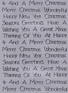 Docrafts - Christmas Peel Offs (Silver)