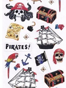 Docrafts - Craft Planet - Pirate Sticker Sheet